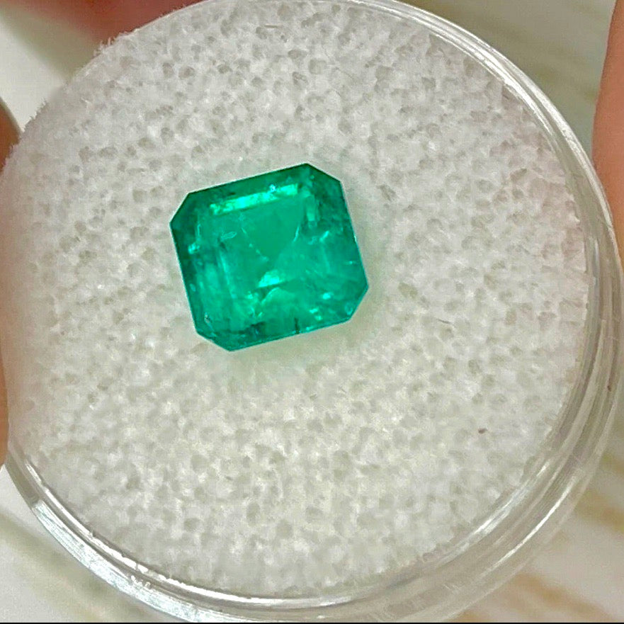 1.09 Carat Colombian Emerald Assecher Cut
