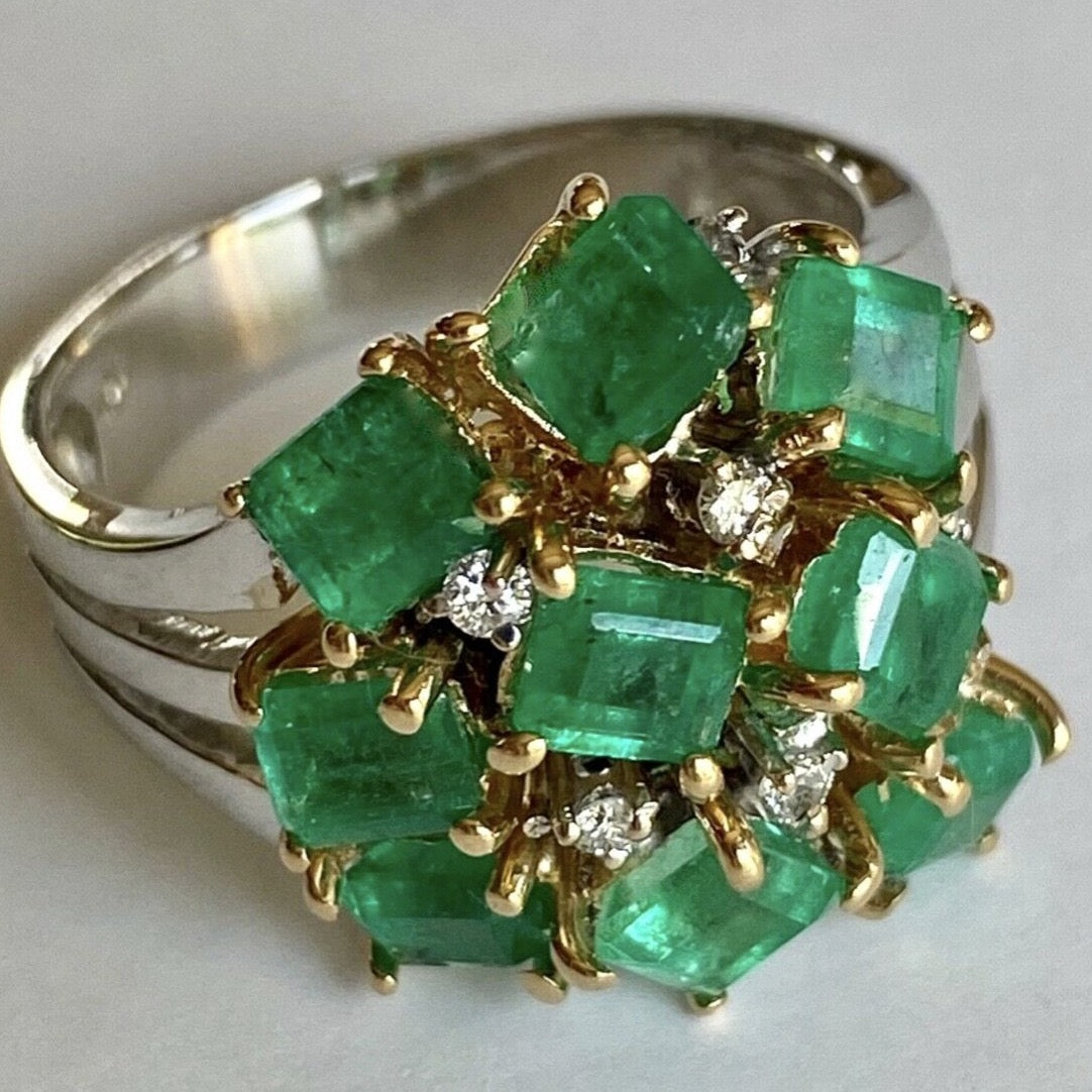 Emerald Cocktail Ring | Envy | McGuire Diamonds