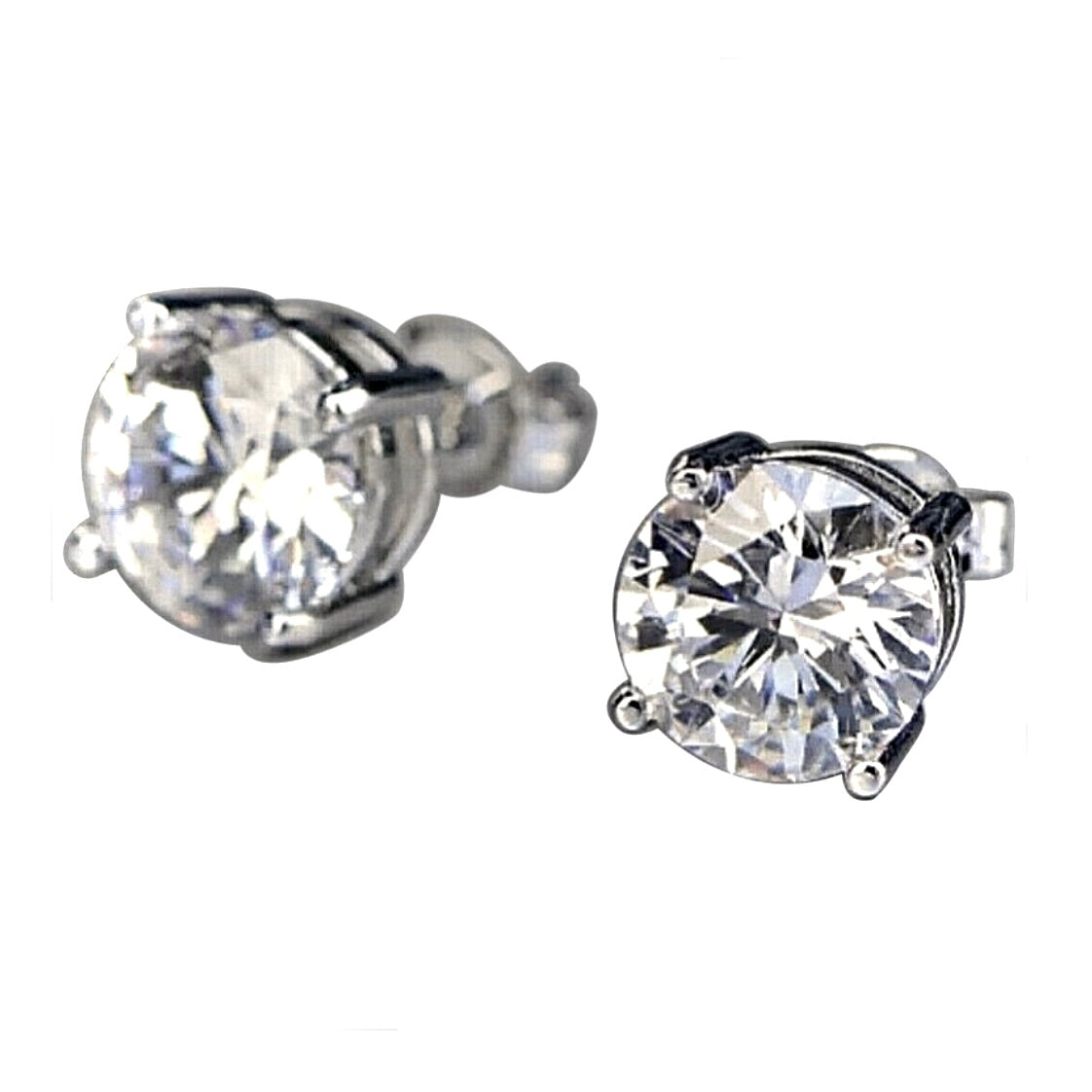 6 Carat Diamond Platinum Drop Estate Earrings – Bardys Estate Jewelry