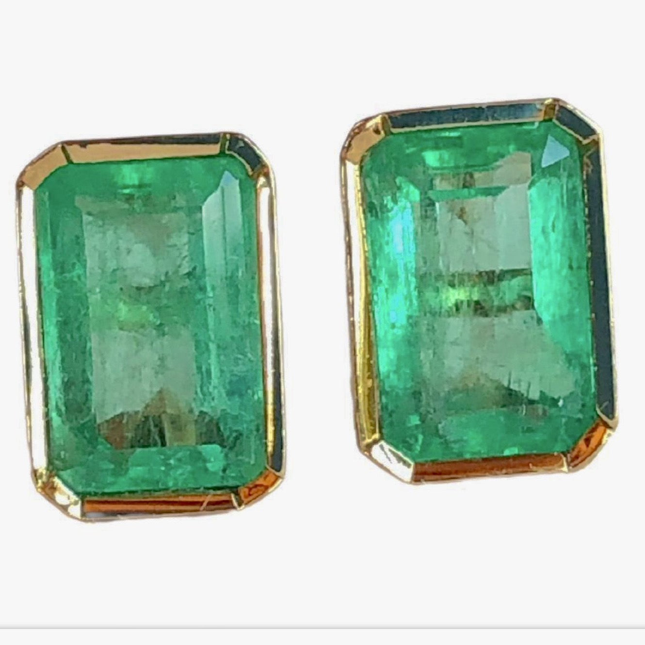Buy Be You Gorgeous Green Color Emerald & Cubic Zirconia Diamond Look  Rhodium Plated Brass Drop Earrings for Women at Amazon.in