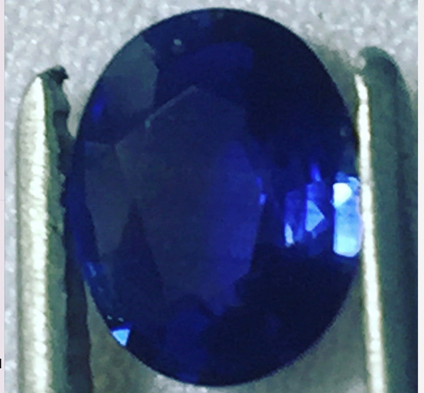 2.50 Carat Oval Cut Royal Blue Burma Sapphire