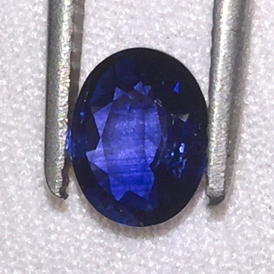 2.50 Carat Oval Cut Royal Blue Burma Sapphire