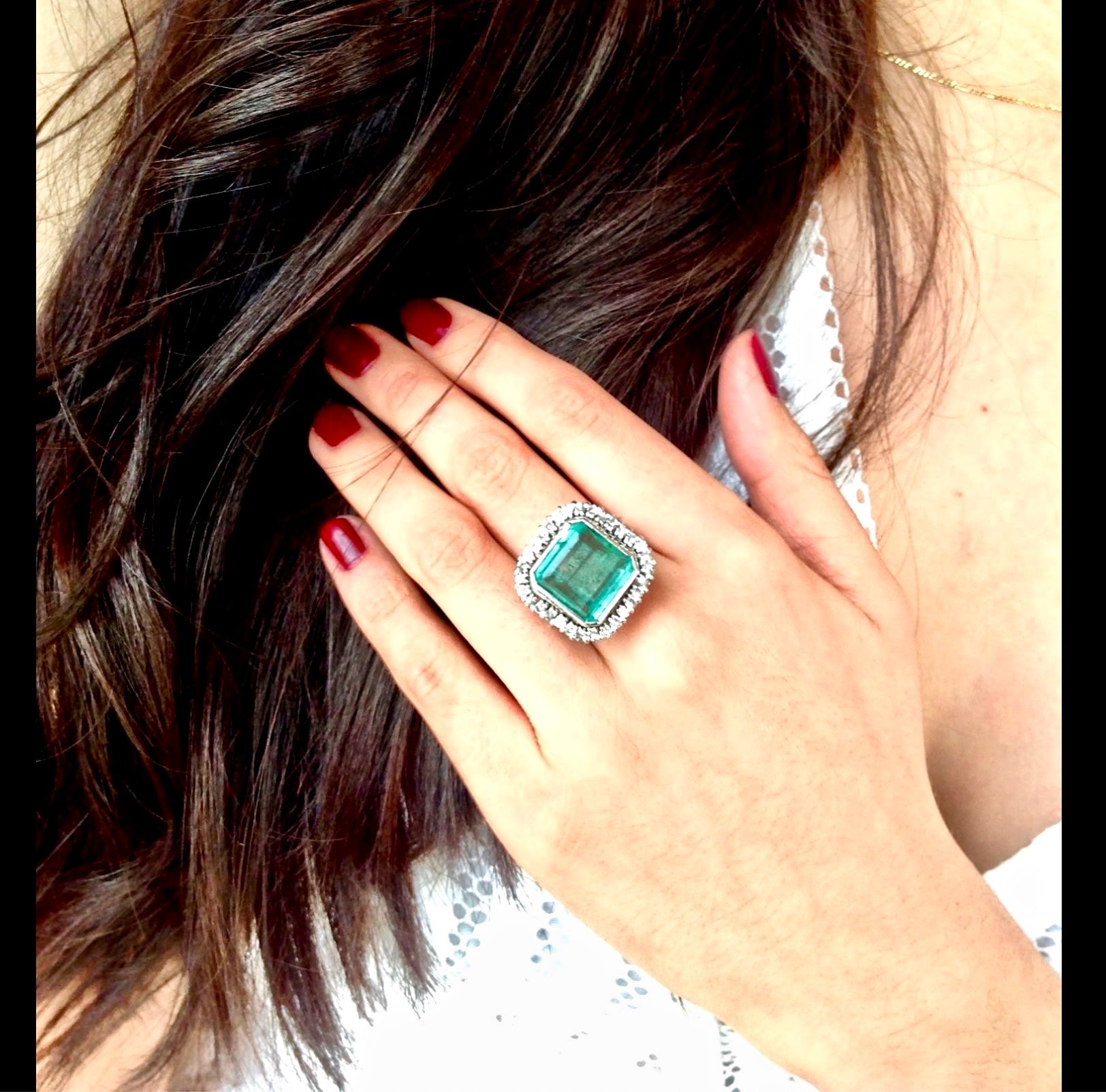 HBIC 15-carat Emerald Cut Ring – The Jewel Parlor