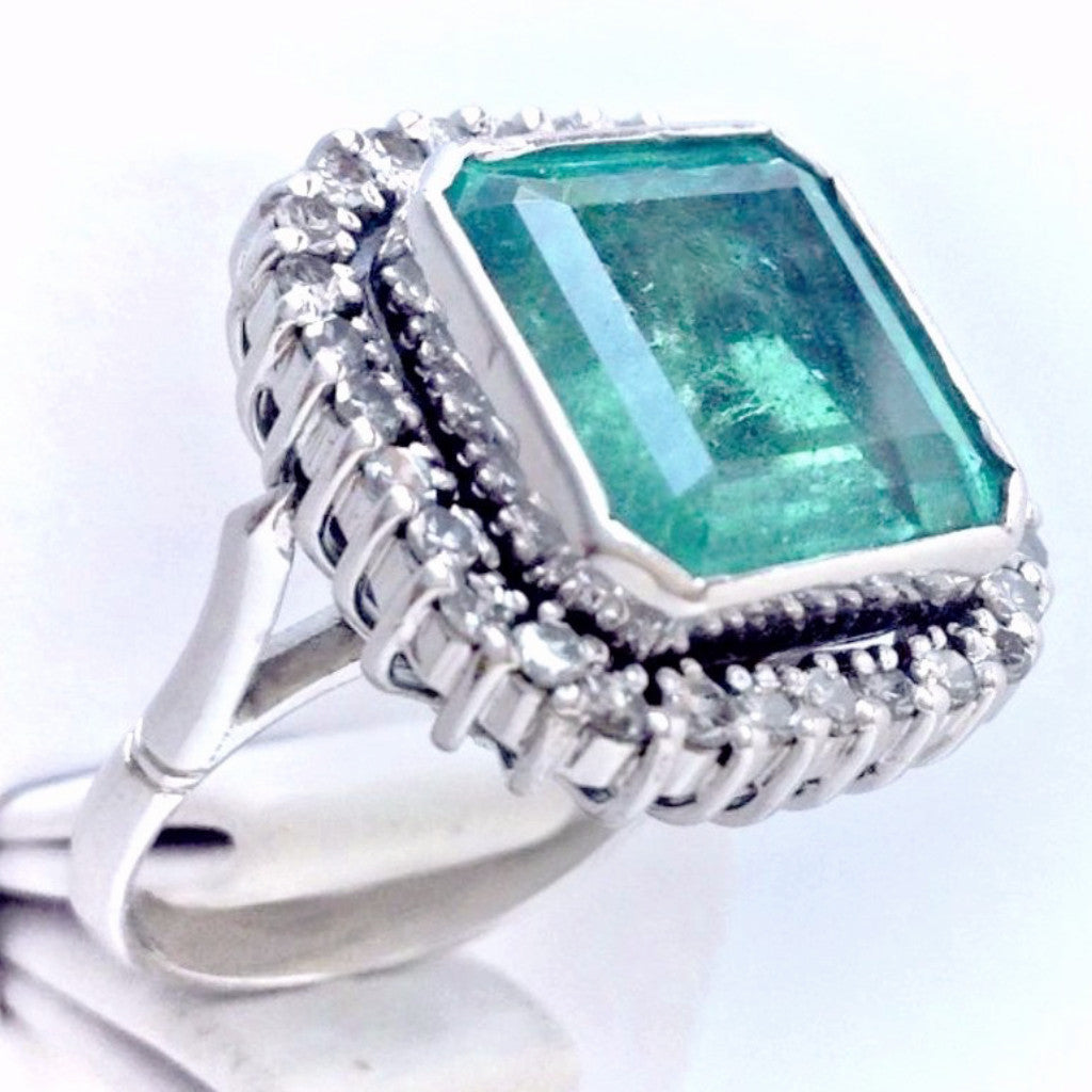 15 carat emerald online ring